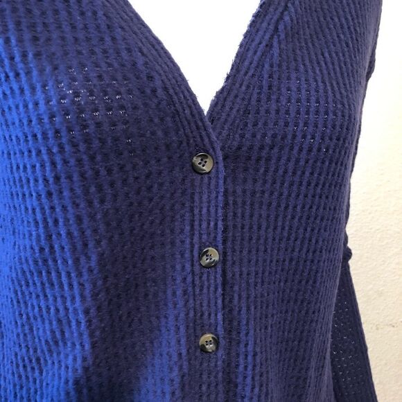 Socialite Thermal Button Front Shirt Sz XS - Picture 6 of 8